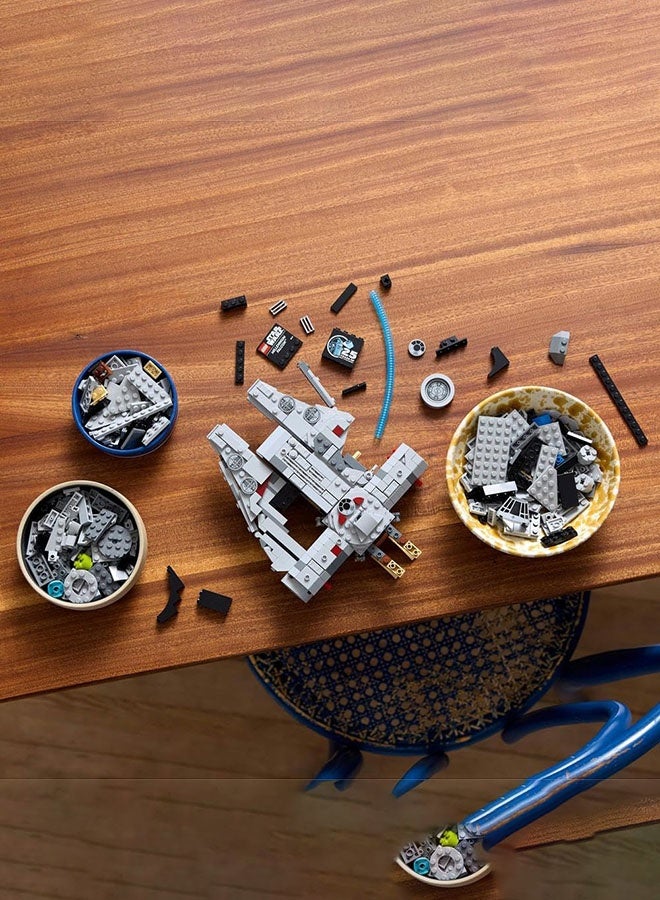 Star Wars Millennium Falcon 25th Anniversary Set for Adults, Collectible A New Hope Starship Vehicle Model Kit, Home or Office Décor, Birthday Gifts for Men, Women and Fans - Image 5
