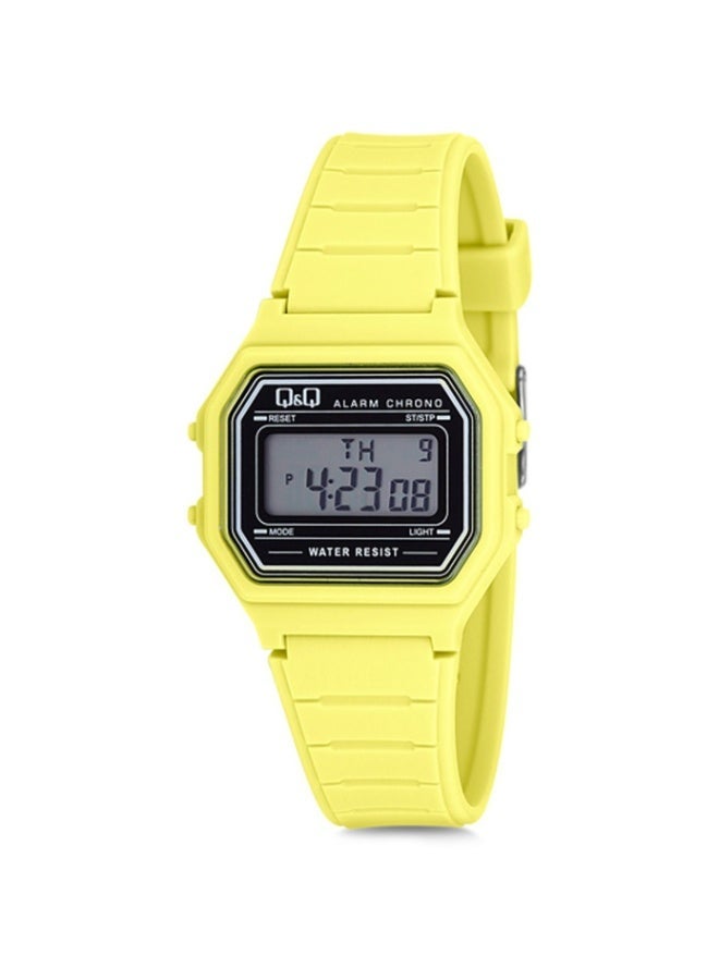 Q&Q Digital Watch M173J016Y, Yellow - Image 1