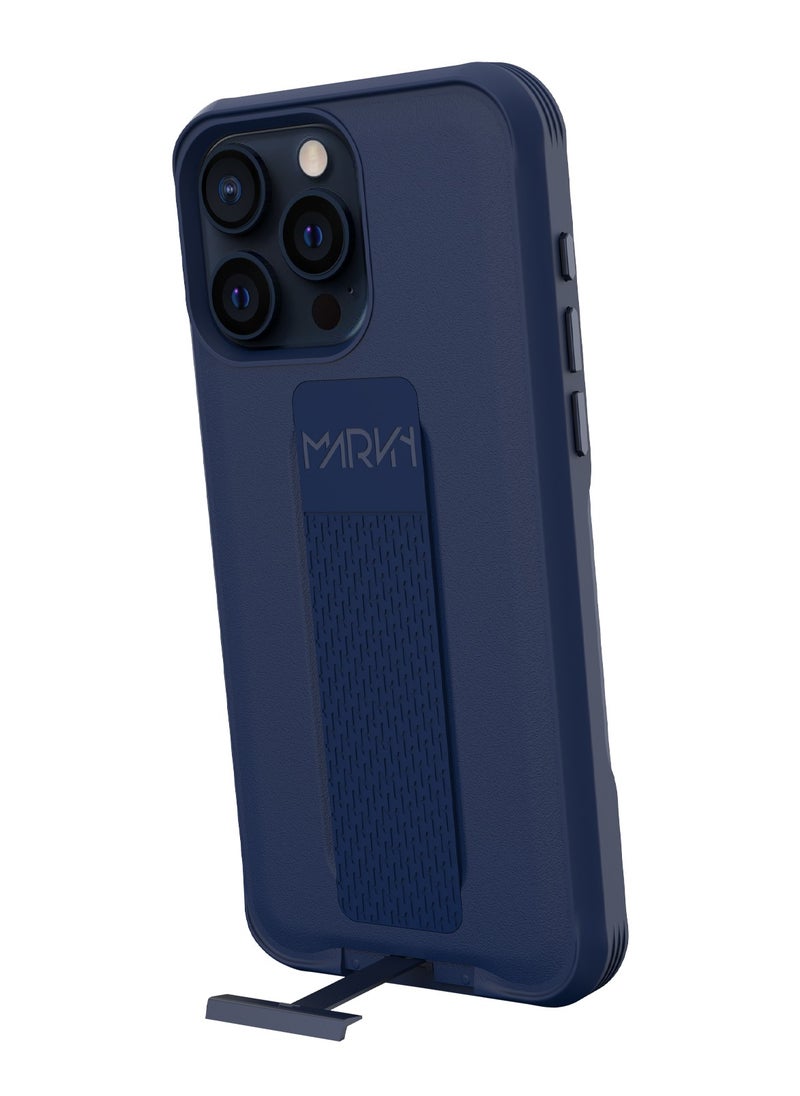 MARVN iPhone 15 Plus Case by MARVN Special Case – Gray, Full Shockproof Protection, Slim Design, Retractable Kickstand, Wireless Charging Compatibility, Raised Camera & Screen Protection  - Image 5