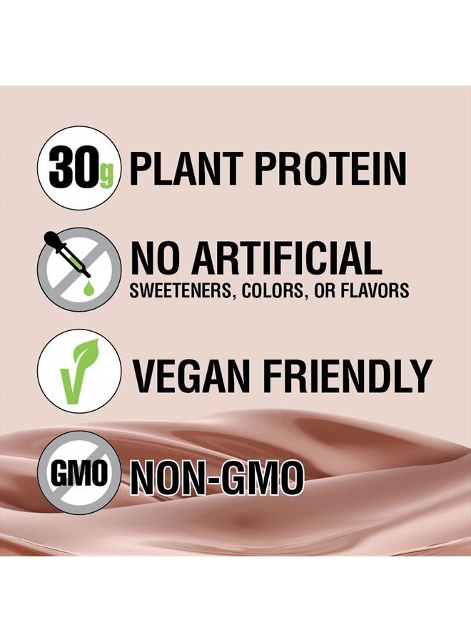 LABRADA Lean Body Ready-to-Drink, Plant-Based Vegan Chocolate Protein Shake, 30g Protein, No Artificial Flavors, Sweeteners or Colors, Non GMO, Gluten Free, Premium Pea & Rice Blend (Pack of 12) - Image 3