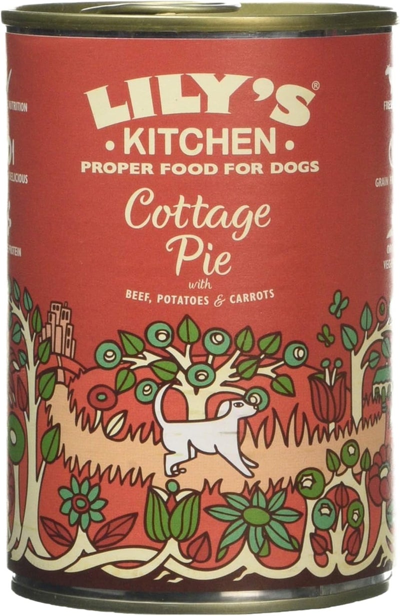 LILY'S KITCHEN Dog Cottage Pie Wet Food with Beef, Potatoes & Carrots - 400g - Image 1
