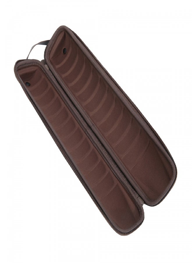 AL SANIDI Empty anti-shock cups bag, Tea cups Bag, Oud, Size 35*7.2*7.2Cm  - Image 1