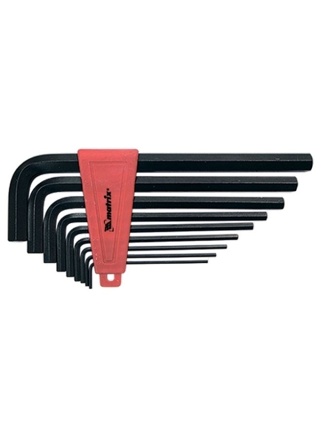 NIBEMINENT 9-Piece Inbus Wrench Hex Set Black 