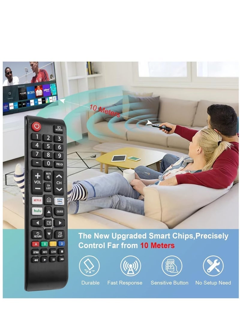 ELTRAZONE Universal Remote for Samsung TV – Compatible Replacement for Samsung Smart QLED LED LCD HDTV UHD 4K 8K TVs BN59-01315A | Plug & Play | - Image 3