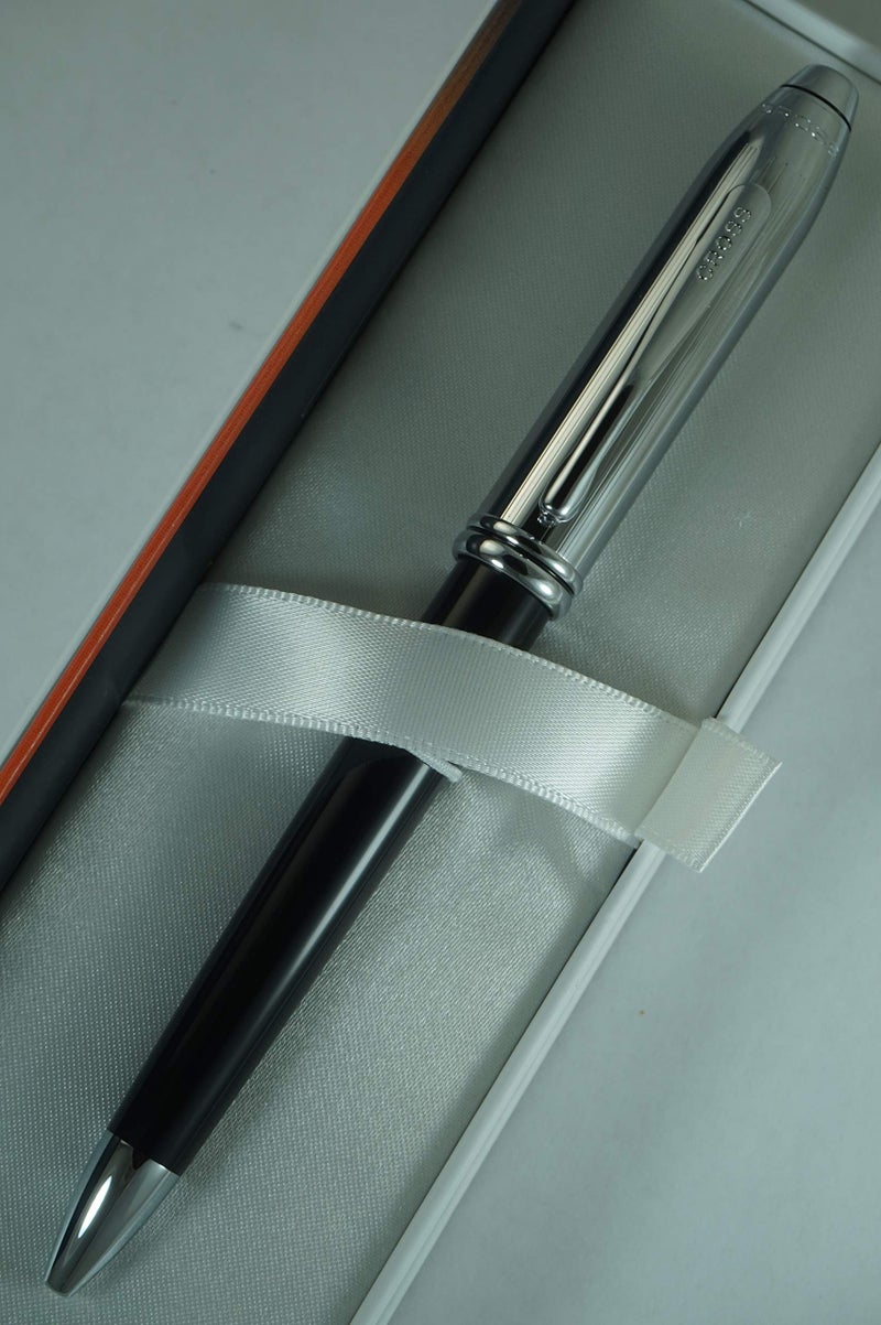 Cross Townsend Black Lacquer Tuxedo Ballpoint Pen - Image 3