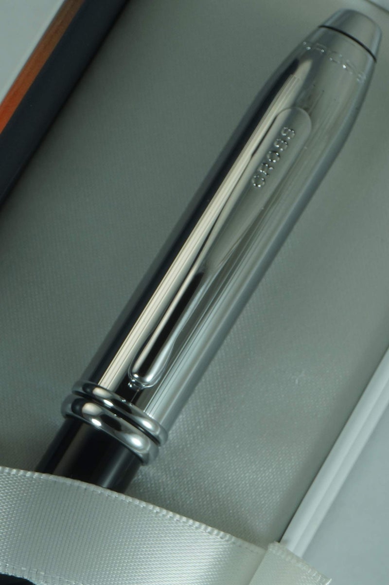 Cross Townsend Black Lacquer Tuxedo Ballpoint Pen - Image 2