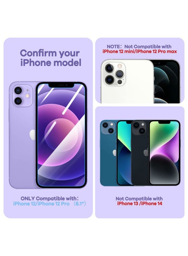 ORIbox Glass Screen Protector for iPhone 12 and iPhone 12 Pro, 3 Packs Anti-Scratch Eye-Protection HD Clear Tempered Glass Screen Protector - Image 2