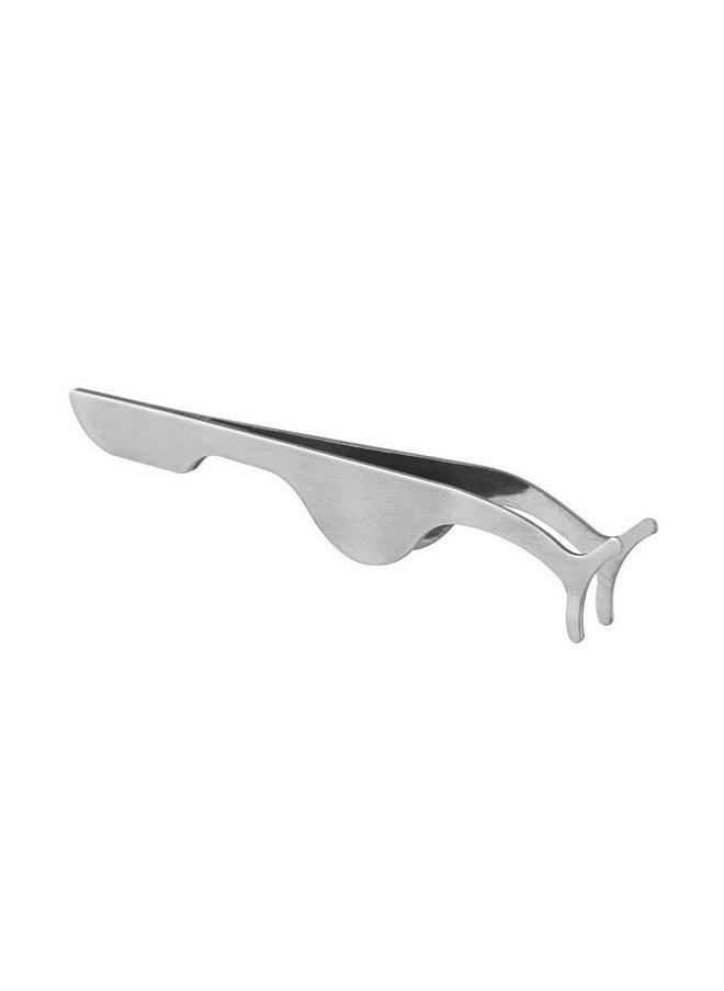 1st Choice False Eyelashes Extension Applicator Remover Clip Tweezers Nipper (Silver)  - Image 1