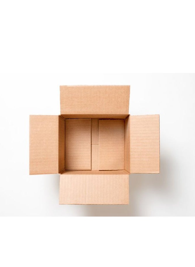 Carton box for moving and packing and shipping, 5 boxes, 46x 46x 76 cms, Brown - Image 3