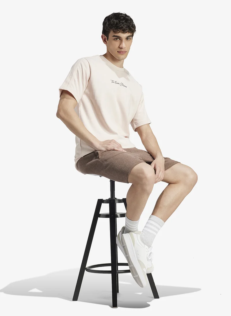 اديداس شورت تيري بحلقة مرتفع لجميع المواسم