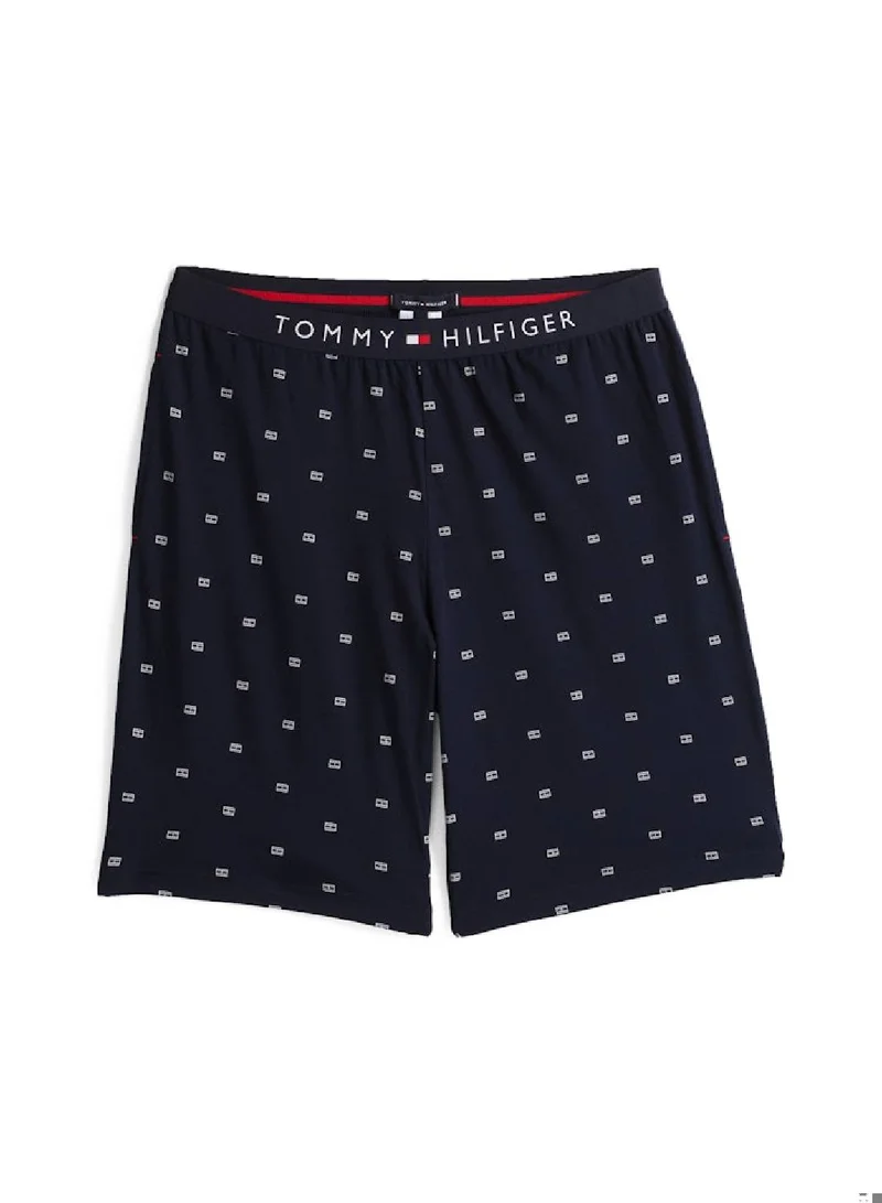 TOMMY HILFIGER Print T-Shirt And Shorts Pyjama Set