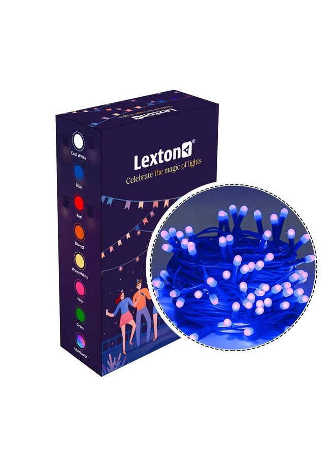 Lexton ليكسون 40 ضوء LED بيكسل تسلسلي/ضوء خيالي | مصدر توصيل | مناسب لتزيين المنزل والخارج، ديوالي، عيد الميلاد، رمضان، زفاف، حفلة، مهرجان (عبوة من 1، أزرق) - Image 2