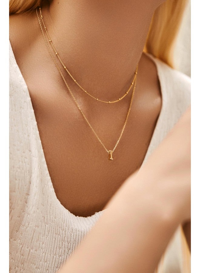 IEFWELL Bridesmaid Gifts For Women, Initial B Necklace For Women Bridal Shower Gifts For Bride Gifts For Women Girls Bridesmaid Proposal Gifts Wedding Jewelry For Bridesmaids Gold Jewelry For Women - Image 3
