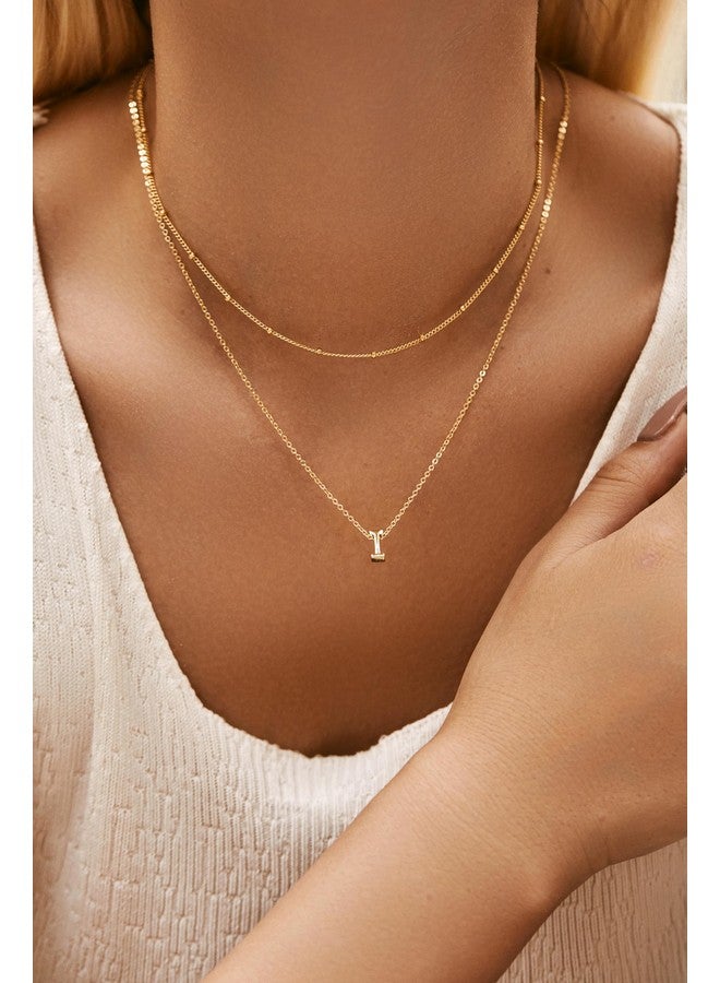 IEFWELL Bridesmaid Gifts For Women, Initial B Necklace For Women Bridal Shower Gifts For Bride Gifts For Women Girls Bridesmaid Proposal Gifts Wedding Jewelry For Bridesmaids Gold Jewelry For Women - Image 2