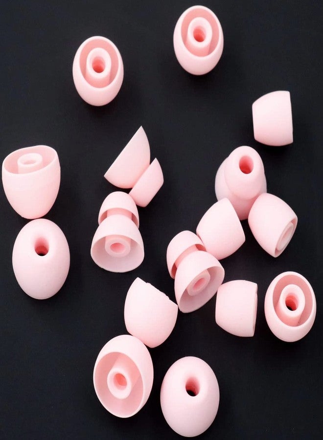 BLLQ Ear Tip Replacement for Powerbeats Pro/Beats Flex, Replacement Earbuds Tip Ear Gel Ear Plug Eartip Compatible with Powerbeats Pro, 8 Pairs, Pink - Image 2