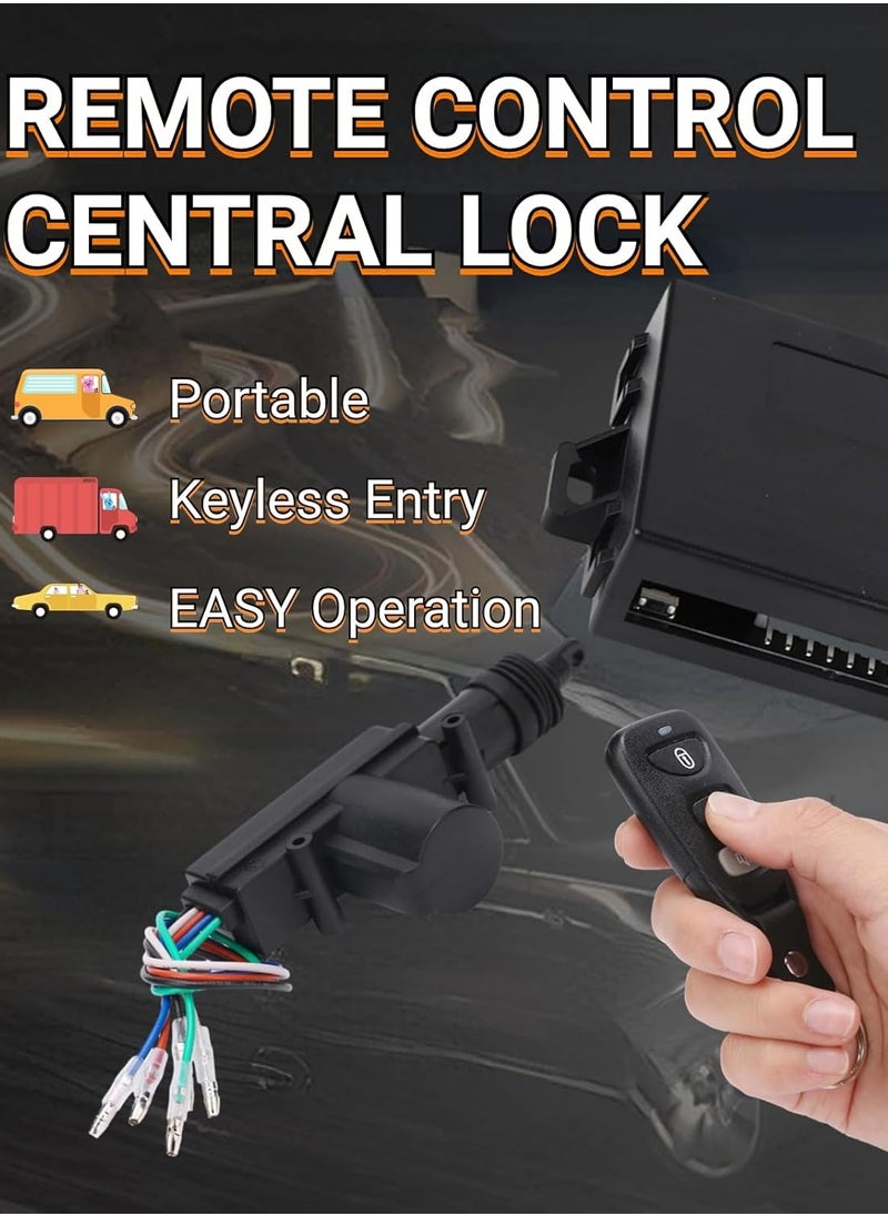 Generic - Central Power Door Locking System - Key and Button Operated - DC-12V - Image 1