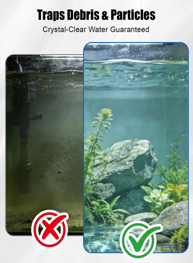 GUXPCH 20 Pcs Filter Foam Pad Compatible with U3 Underwater Sponge Aquarium Underwater Filter Accessories Compatible for Aquarium & Fish Tank - Image 4