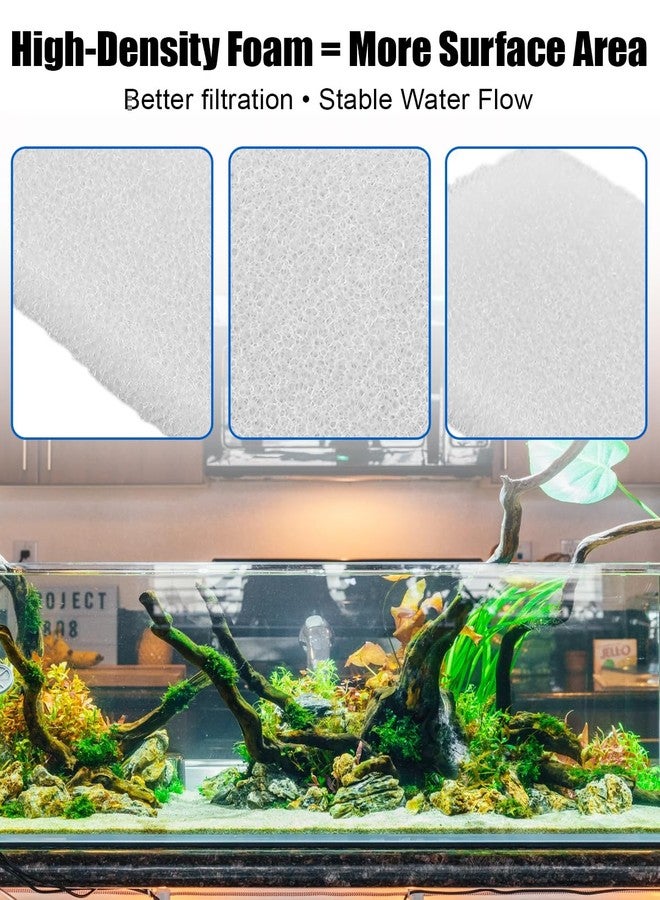 GUXPCH 20 Pcs Filter Foam Pad Compatible with U3 Underwater Sponge Aquarium Underwater Filter Accessories Compatible for Aquarium & Fish Tank - Image 3