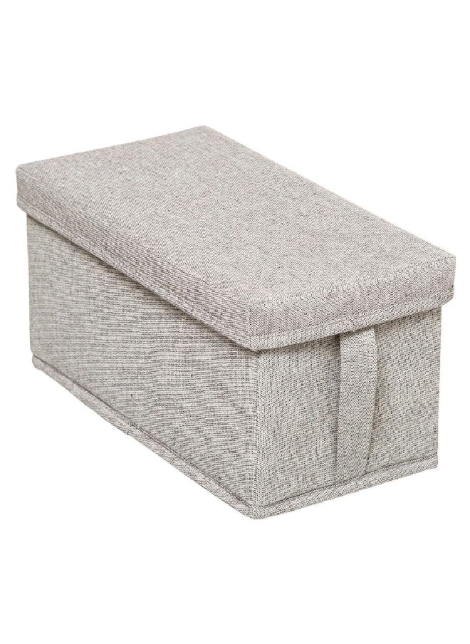 Five Simply Smart Storage Box with Polycotton Lid Beige 15 x 31 cm 181249  - Image 1