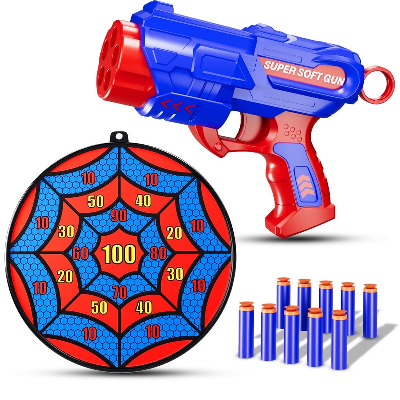 MLD Shooting Games Toys for Nerf Gun Party Shooting Targets with Toy Guns 10 Foam Darts Kids Outdoor Indoor Toys for Birthday Easter Xmas Gifts for 4 5 6 7 8 9 10 Year Old Boys Kids - Image 3