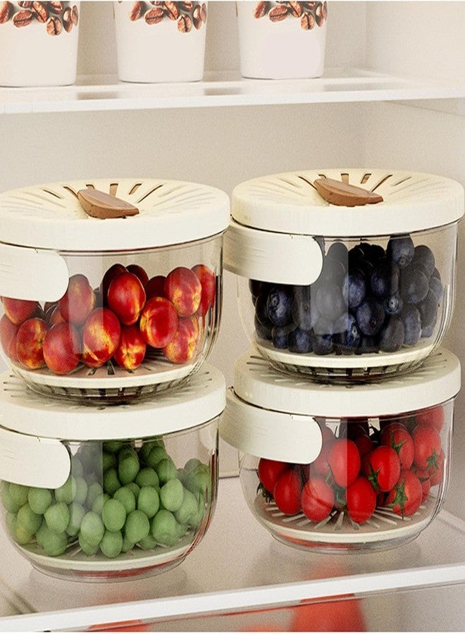 KHALAK 2-in-1 Fruit Draining Basket with Lid & Handle | Multifunctional Food Storage Container for Fridge, Outdoor, Picnic, Fruit & Vegetable Washing Basket - Image 4