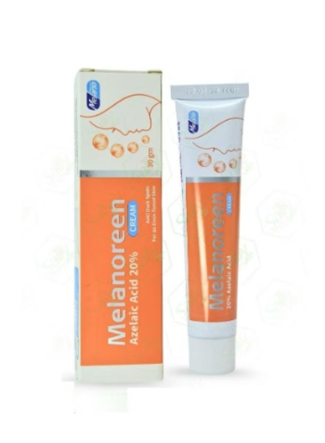 Melanoreen Cream With Azelaic Acid 20% Anti Dark Spots 30G - Image 1