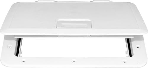 Tempress 11 x 15 Access Slam Boat Hatch Storage Lid White - Image 3