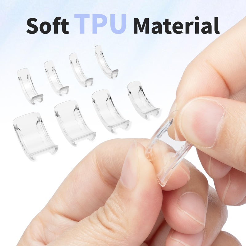 Syofbt Ring Sizers For Loose Rings - 8 Pack Invisible Guards Resizer For Men And Women  Use 8 Width Sizes Easy-Clip Ring Adjuster  Spacers & Tighteners  Fit Almost Any Rings  Fits Bands Width To 1-8Mm - Image 5