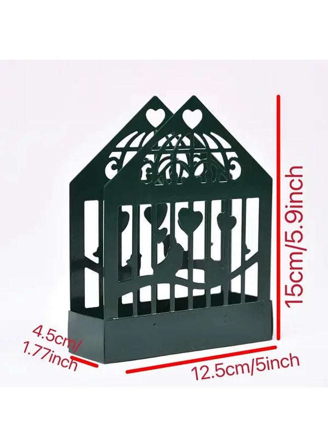 2 Pack Tree Shaped Metal Cat House Incense and Mosquito Coil Holder for Outdoor - Image 4