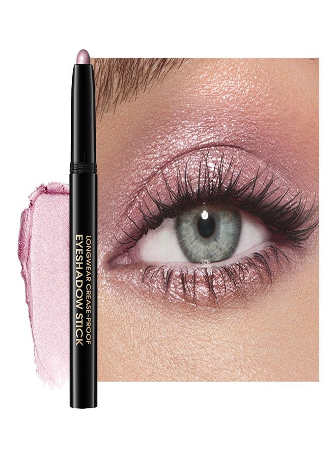 CHIFURE Eyeshadow Stick, Shimmer and Matte Cream Eye Shadow Brightener Sticks Eyeliner Pencil Crayon, Waterproof Long Lasting Eye Highlighter Stick Makeup,0.056 Oz(#8-Fancy) - Image 1