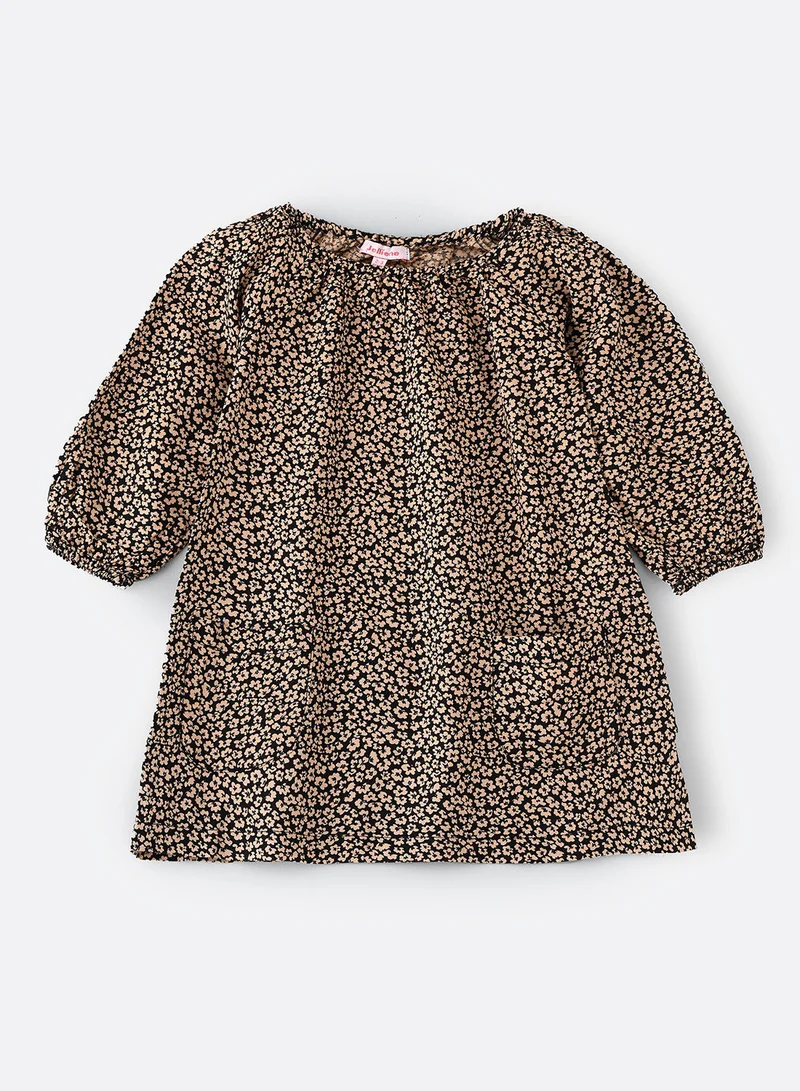 جيلين Aop woven dress