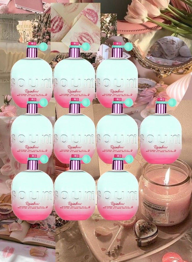 Boum 10 Pieces Boum Rainbow Perfume 100ml EDP - Image 1
