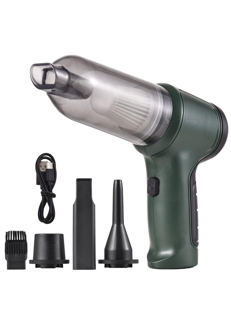 🌪كنسة كهربائية محمولة لاسلكية ( شفط و نفخ ) 3 في 1 لتنظيف السيارة والمنزل والمكتب والكمبيوتر الشخصي قابلة لإعادة الشحن وخفيفة الوزن - Image 1