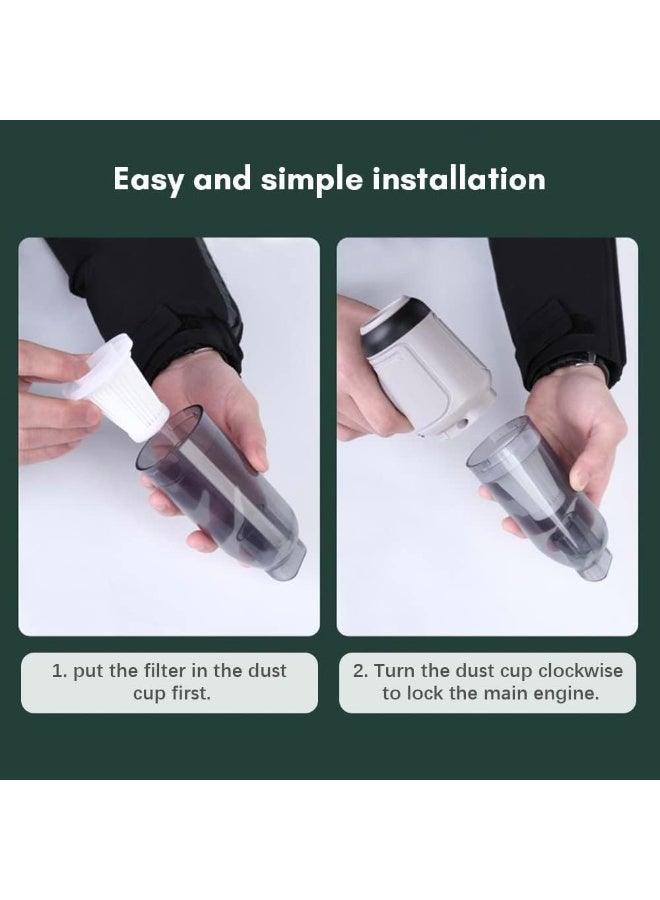 🌪كنسة كهربائية محمولة لاسلكية ( شفط و نفخ ) 3 في 1 لتنظيف السيارة والمنزل والمكتب والكمبيوتر الشخصي قابلة لإعادة الشحن وخفيفة الوزن - Image 4