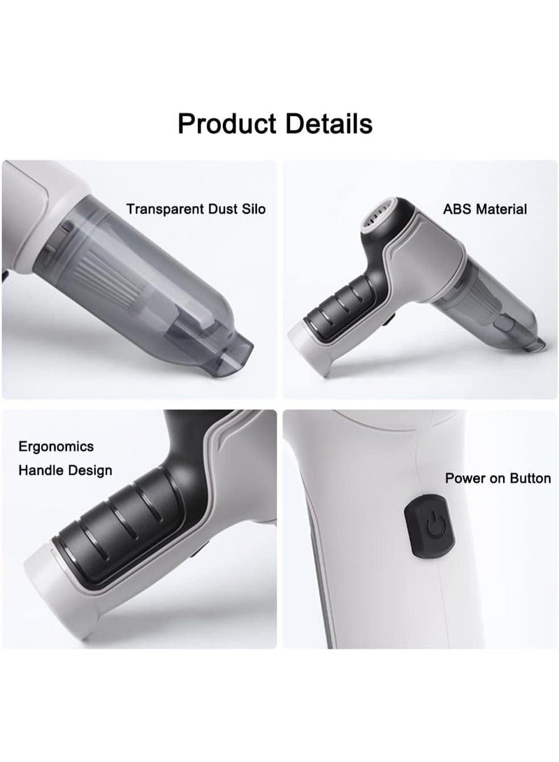 🌪كنسة كهربائية محمولة لاسلكية ( شفط و نفخ ) 3 في 1 لتنظيف السيارة والمنزل والمكتب والكمبيوتر الشخصي قابلة لإعادة الشحن وخفيفة الوزن - Image 3