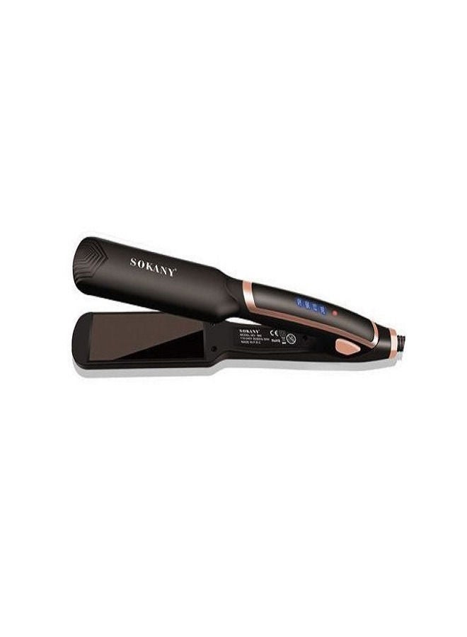 Sokany 966 Professional Hair Straightener -Black - Image 3