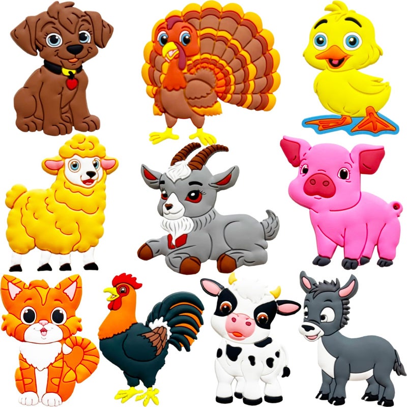 ALNETI Fridge Magnets for Toddlers Farm Animals - Refrigerator Magnets for Kids - Montessori Learning Toys for Baby - Toddler Magnets for Refrigerator - Kid Magnet for Whiteboard Cute Rubber Magnetic Gift - Image 1