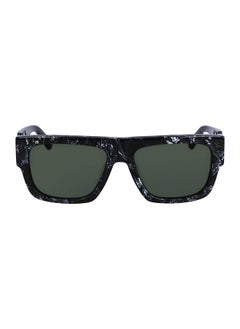 Calvin Klein Jeans Men's UV Protection Rectangular Sunglasses - CKJ23654S-073-5617 - Lens Size: 56 Mm  - Image 1