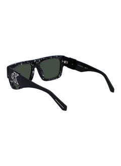 Calvin Klein Jeans Men's UV Protection Rectangular Sunglasses - CKJ23654S-073-5617 - Lens Size: 56 Mm  - Image 3
