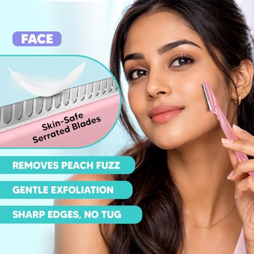 LetsShave Ultimate Shaving Trio for Women | Face, Body & Bikini Razor Kit | World’s 1st 6 Blade Razor for Smooth, Safe & Precise Hair Removal | 3 Razors Combo for Full Body Grooming - Image 5