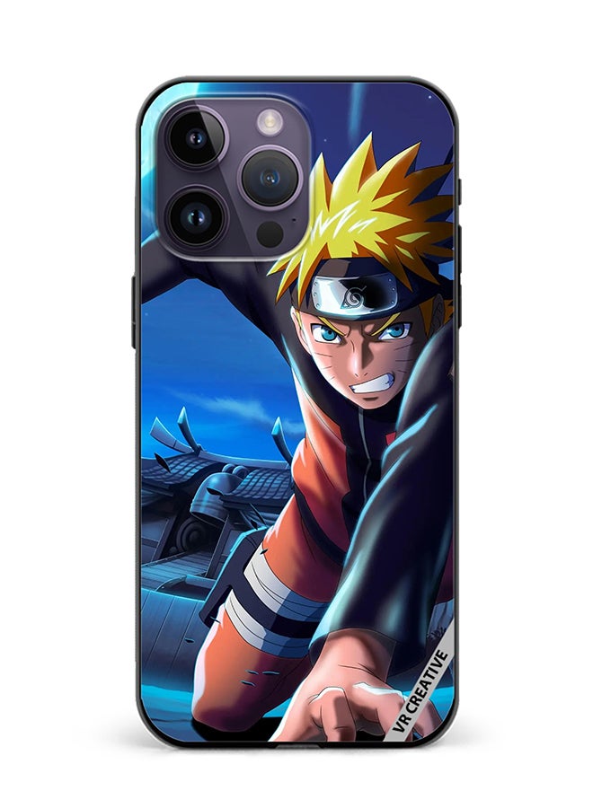 VR CREATIVE Protective Case Cover For Apple iPhone 16 Pro Naruto Uzumaki Design Multicolour - Image 1