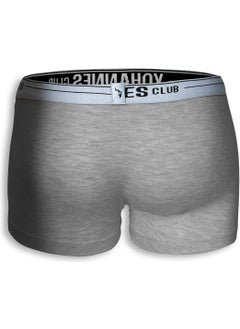 Yohannes Club , Boy, Cotton Boxer&Singleton, Set, Gray Melange, 11-12 Years, 212-206-6  - Image 5
