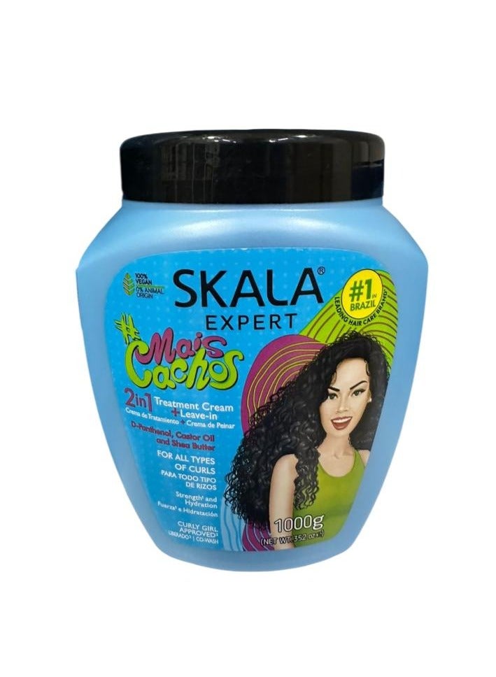 SKALA SKALA Mais Cachos for hair type 3ABC - 2 IN 1 Conditioning Treatment Cream & Cream To Comb 1000 g  - Image 2