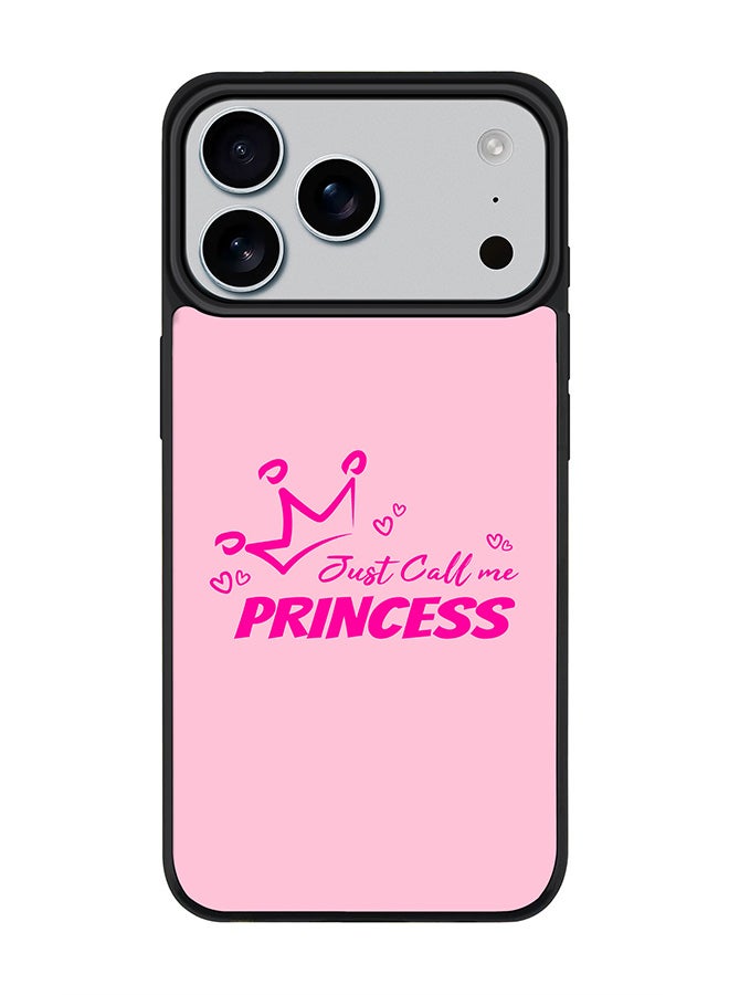 Stylizedd iPhone 17 Pro Max Case, [Compatible with MagSafe] Slim Magnetic cover Phone Case iPhone 17 Pro Max -Just call me princess - Image 1