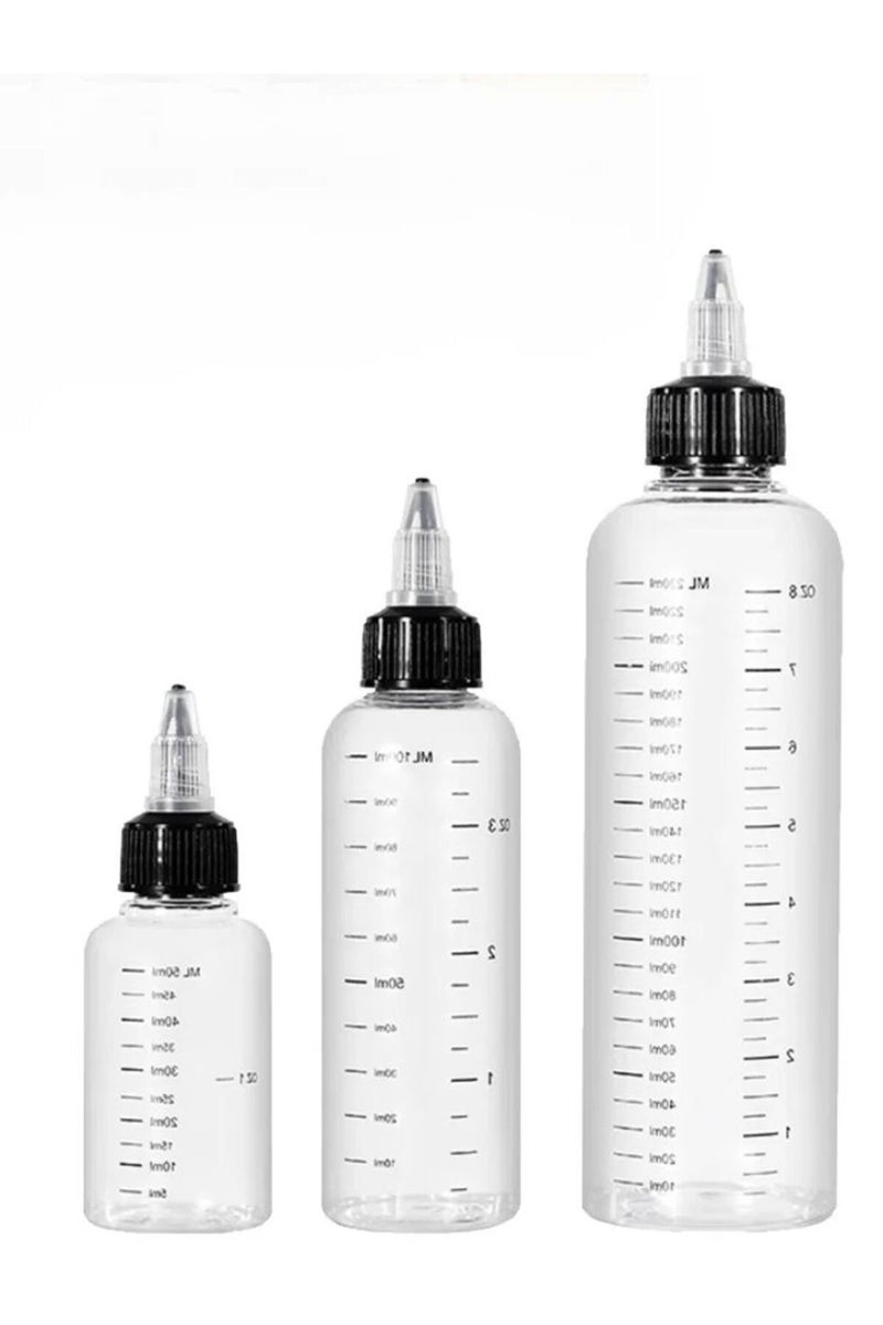 Plastic 250ml Clear 1Pcs 30ml/60ml/100ml/120ml/250ml Plastic PET Juice Liquid Capacity Dropper Bottl