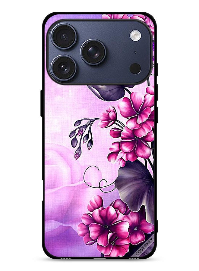 Covernex Apple iPhone 17 Pro Protective Case Cover Romantic Flowers Wallpaper - Image 1
