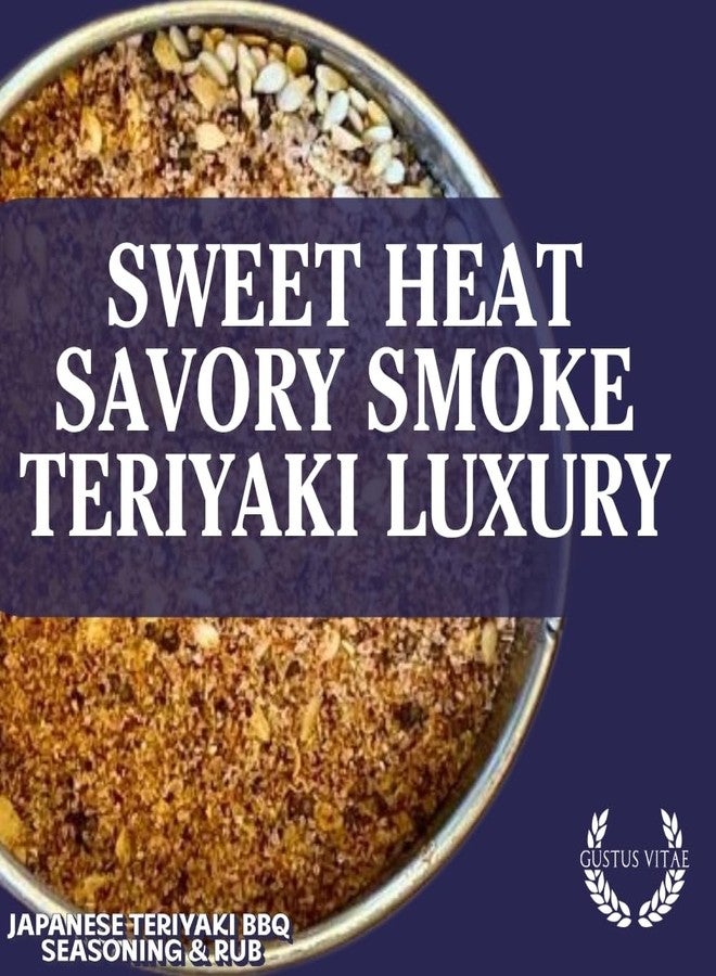 GUSTUS VITAE Japanese Teriyaki BBQ Seasoning & Rub | All Natural Spice Mix | Small Batch, Hand Made | Artisan Spice Blend | All Natural | Non GMO | GLP-1 Friendly | No Artificial Ingredients or Additives | Sustainably Sourced | Made in USA | Bougie BBQ | Gustus Vitae - Image 2