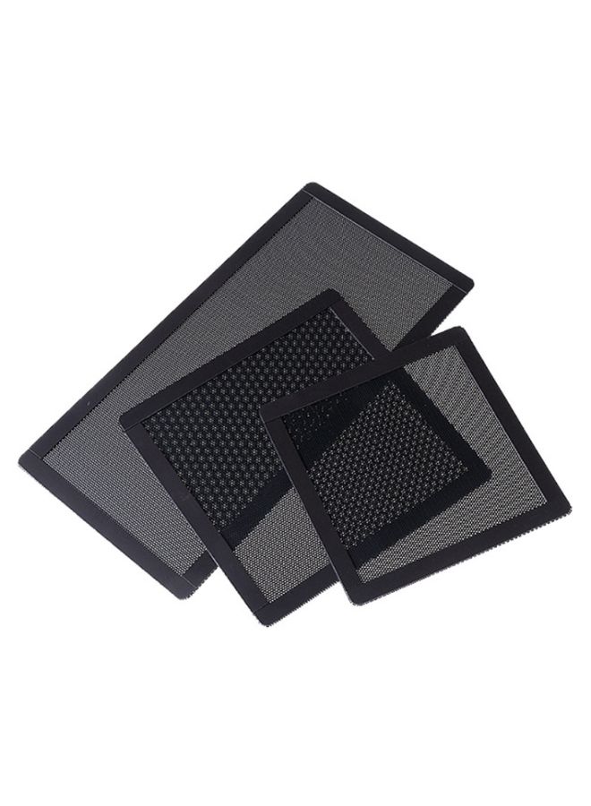BURAQ 10pcs 14cm Punching Magnetic Suction PVC Cooling Fan Dust Net Desktop Computer Industrial Fan Filter Cover  - Image 3