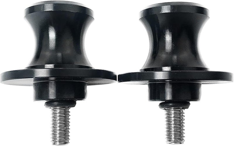 YIMOTO 6MM M6 X 1.5 Motorcycle Swing arm Sliders Spools CNC Swing Arm Stand Screws 2PCS for Yamaha YZF R1 R3 R6 R25 R125 R6S 600R 750R (Black) - Image 3