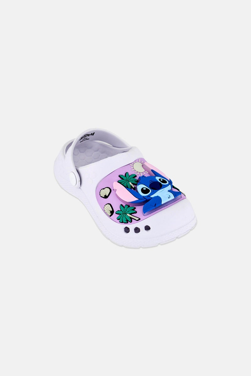 Disney Toddlers Boy Stitch Slip on Clogs, Multicolor - Image 1